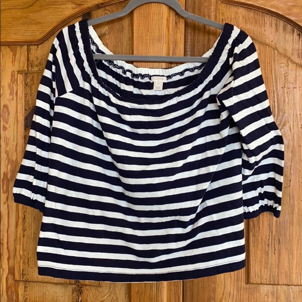 J Crew stripped top